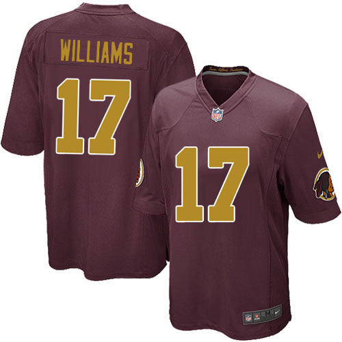 Youth Elite Doug Williams Nike Jersey Burgundy Red Alternate - #17 80th Anniversary NFL Washington Redskins